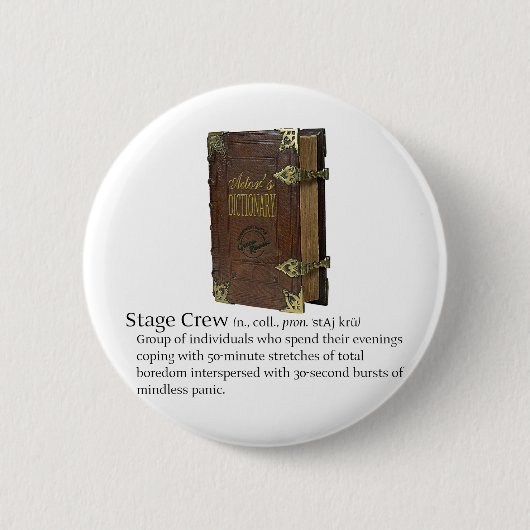 Badge Rond 5 Cm Équipage d'étape (Devant)