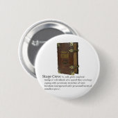 Badge Rond 5 Cm Équipage d'étape (Devant & derrière)