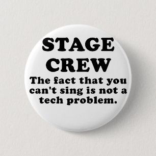 Badge Rond 5 Cm Équipage d'étape le fait que vous biseautés