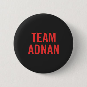Badge Rond 5 Cm Équipe Adnan - bouton périodique de donation