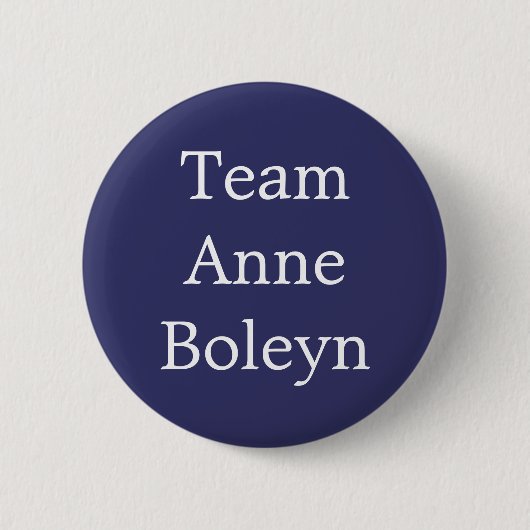 Badge Rond 5 Cm Équipe Anne Boleyn (Devant)