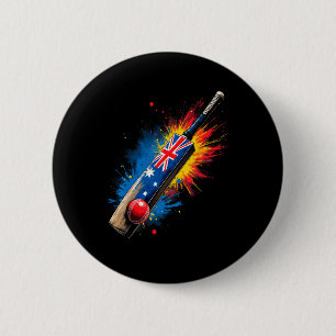 Badge Rond 5 Cm Équipe australienne de cricket 