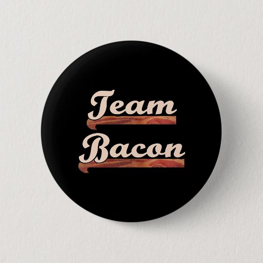 Badge Rond 5 Cm Équipe Bacon (Devant)
