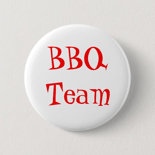 Badge Rond 5 Cm Équipe BBQ Épinglé (Devant)