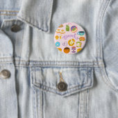 Badge Rond 5 Cm Équipe brunch (En situation)