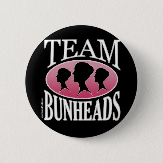 Badge Rond 5 Cm Équipe Bunheads (personnalisable) (Devant)