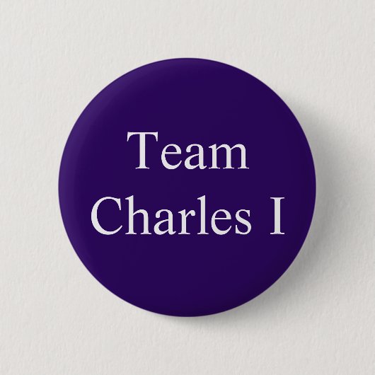Badge Rond 5 Cm Équipe Charles I (Devant)