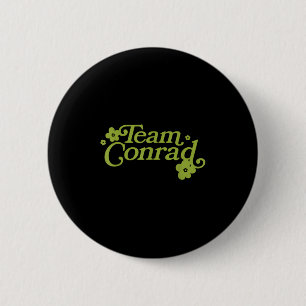 Badge Rond 5 Cm Équipe Conrad Graphique Floral Pour Hommes Femmes