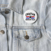 Badge Rond 5 Cm Équipe croate de boisson (En situation)