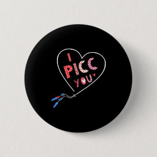 Badge Rond 5 Cm Équipe d'accès vasculaire de la Saint-Valentin Cc