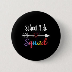 Badge Rond 5 Cm Équipe D'Aide De L'École Fun Ck À L'École Fournitu