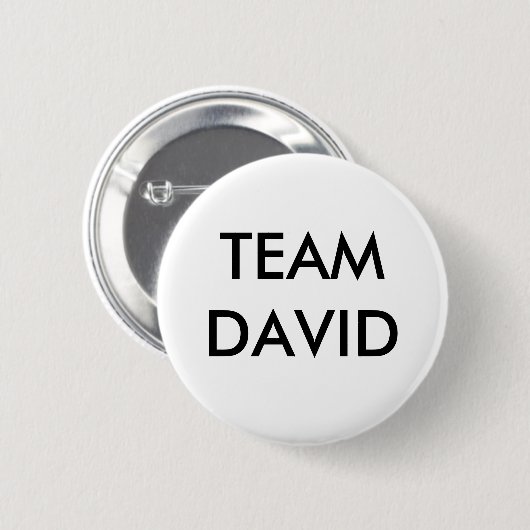 BADGE ROND 5 CM ÉQUIPE DAVID (Devant & derrière)