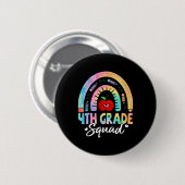 Badge Rond 5 Cm Équipe de 4e année Retour à l'école Enseignants de (Devant & derrière)