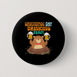 Badge Rond 5 Cm Équipe de boisson de la Chandeleur Drôle