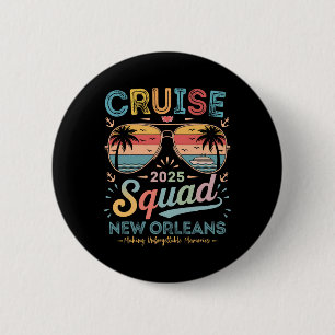 Badge Rond 5 Cm Équipe de croisière 2025 La Nouvelle-Orléans Group