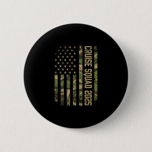 Badge Rond 5 Cm Équipe de croisière camouflage 2025 États-Unis Dra