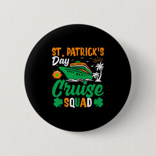 Badge Rond 5 Cm Équipe de croisière de la Saint-Patrick, conceptio