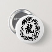 Badge Rond 5 Cm Équipe de dragon (Devant & derrière)