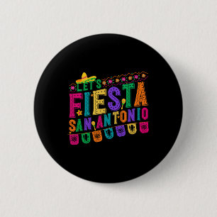 Badge Rond 5 Cm Équipe de fête San Antonio Texas Cinco De Mayo All