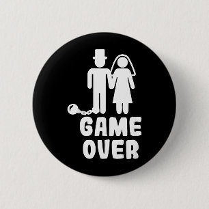 Badge Rond 5 Cm Équipe de garçon de bachelor ami du marié mariage