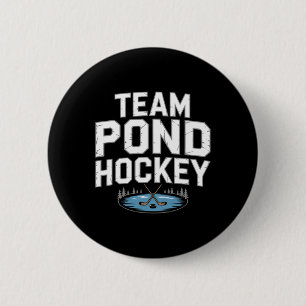 Badge Rond 5 Cm Équipe de hockey sur glace