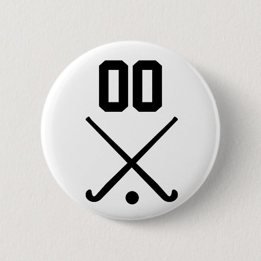 Badge Rond 5 Cm Équipe de hockey sur glace sur glace (Devant)