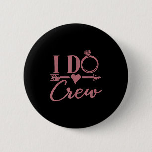 Badge Rond 5 Cm Équipe de Je dis oui, enterrement de vie de jeune