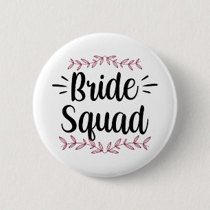 Badge Rond 5 Cm Équipe de la mariée Fête de mariage Enterrement de