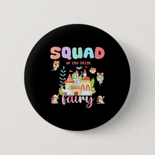 Badge Rond 5 Cm Équipe de la petite fée fille de 1 an Fairy