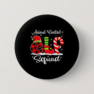 Badge Rond 5 Cm Équipe de lutin de contrôle animalier Officier de