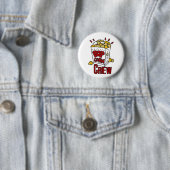 Badge Rond 5 Cm Équipe de maïs (En situation)