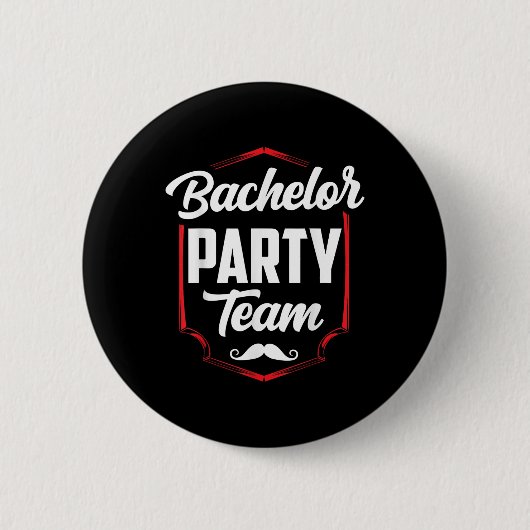 Badge Rond 5 Cm Équipe de marié de bachelorette (Devant)
