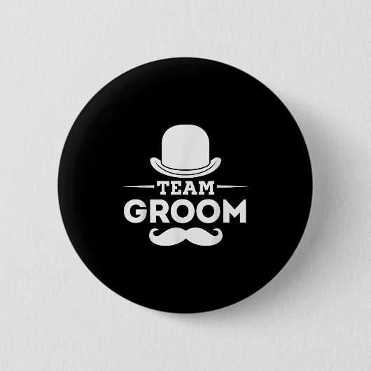 Badge Rond 5 Cm Équipe de mariés Crew Party Squad Mariés Célibatai (Devant)