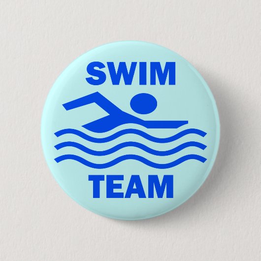 BADGE ROND 5 CM ÉQUIPE DE NATATION (Devant)