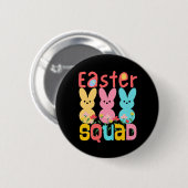 Badge Rond 5 Cm Équipe de Pâques (Devant & derrière)