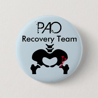 Badge Rond 5 Cm Équipe de récupération PAO - petit bouton