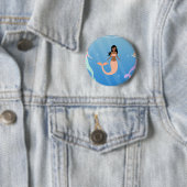Badge Rond 5 Cm équipe de sirènes (En situation)