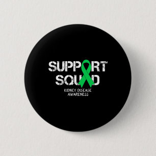 Badge Rond 5 Cm Équipe de soutien à la sensibilisation aux maladie