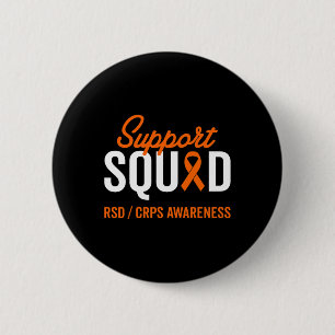 Badge Rond 5 Cm Equipe de soutien à la sensibilisation des surviva