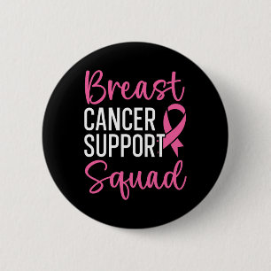 Badge Rond 5 Cm Équipe de soutien au cancer du sein Prix du cancer