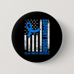 Badge Rond 5 Cm Équipe de soutien drapeau américain États-Unis can