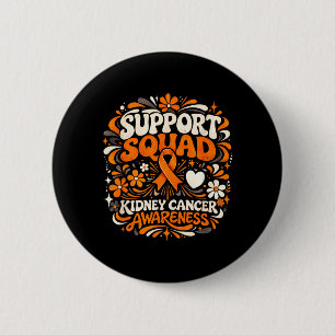 Badge Rond 5 Cm Équipe de soutien Sensibilisation au cancer du rei