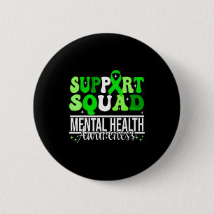 Badge Rond 5 Cm Équipe de soutien unité de sensibilisation à la sa