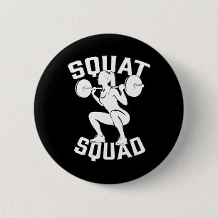 Badge Rond 5 Cm Équipe de squat entraînement Partenaire Entraîneur