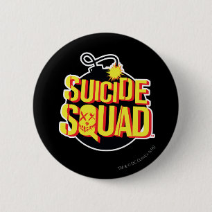 Badge Rond 5 Cm Équipe de suicide Logo de la bombe