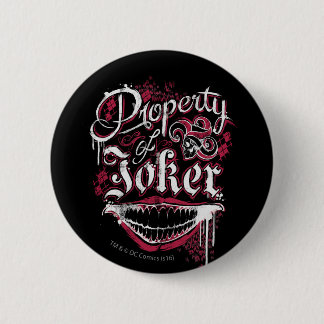 Badge Rond 5 Cm Équipe de suicide | Propriété de Joker