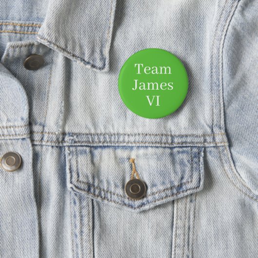 Badge Rond 5 Cm Équipe d'Écosse James VI (En situation)