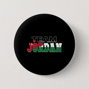 Badge Rond 5 Cm Équipe Drapeau Jordanien Patriotique Jordanie