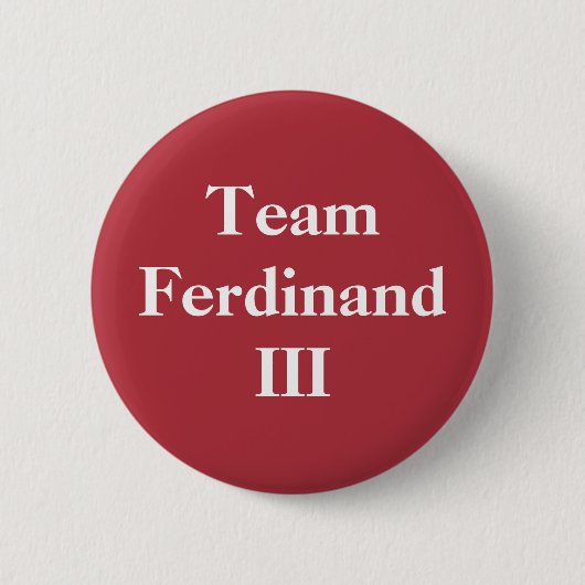 Badge Rond 5 Cm Équipe Ferdinand III (Devant)