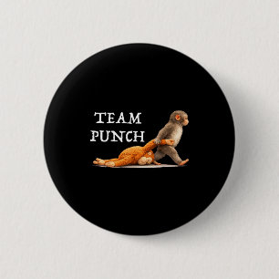 Badge Rond 5 Cm Équipe frappe bébé singe Équipe frappe bébé singe